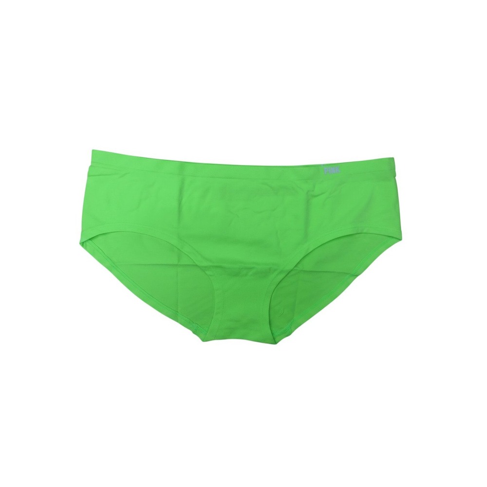 Victoria's Secret PINK Hipster Women L Green  Whatevs Graphic Seamless